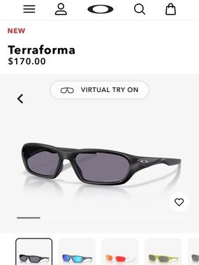 Oakley Terraforma Sunglasses Black with Prizm Grey Lenses